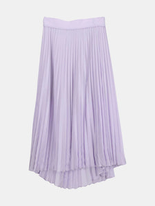 A.L.C Women's Lavender Pleated Layered Skirt - 6