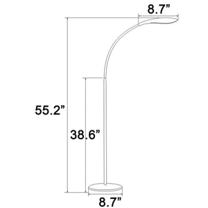 Haven 58.3" LED Floor Lamp - White