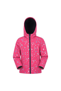 Childrens/Kids Exodus Heart Soft Shell Jacket - Bright Pink