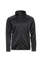 Load image into Gallery viewer, Tee Jays Mens Performance Zip Sweat Jacket (Black)