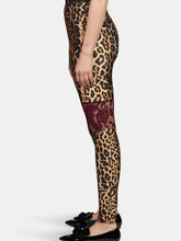 Load image into Gallery viewer, Leopard and Lace Leggings