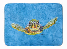 Load image into Gallery viewer, 19 in x 27 in Turtle  Coming at you Machine Washable Memory Foam Mat