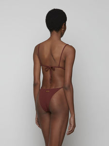 Medea Underwired Bikini Top in Recycled Jacquard