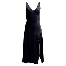 Load image into Gallery viewer, Mae Slip Dress / Black Silk