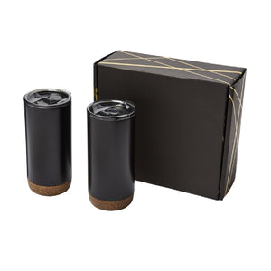 Avenue Valhalla Copper Vacuum Insulated Tumbler Gift Set (Solid Black) (One Size)