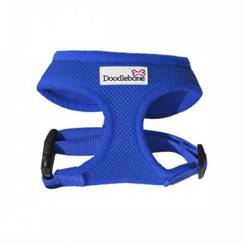 Doodlebone Air Mesh Dog Harness (Blue) (L)