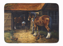 Load image into Gallery viewer, 19 in x 27 in Horse and The Blacksmith by Daphne Baxter Machine Washable Memory Foam Mat