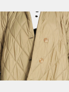 Quilted Shell Down Opera Coat