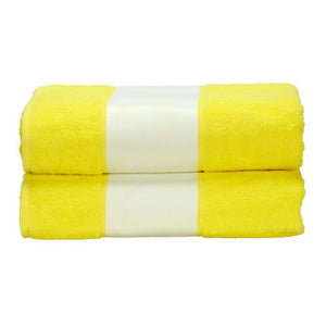 A&R Towels Subli-Me Bath Towel (Bright Yellow) (One Size)