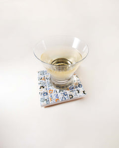 Ceramic Tile Coaster - Jardin De Fleurs