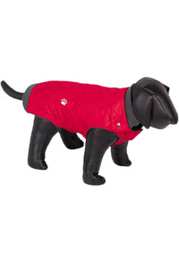 Nobby Nina Fleece Lined Dog Coat (Red) (11.5in) (11.5in)