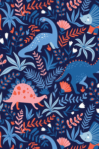Eco-Friendly Children's Dinosaur Wallpaper