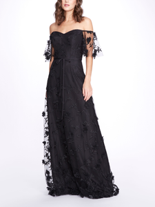 Portici Gown - Black