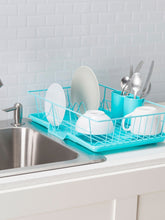 Load image into Gallery viewer, 3 Piece Dish Drainer, Turquoise