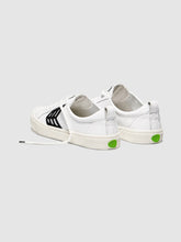 Load image into Gallery viewer, CATIBA Low Off White Leather Black Logo Sneaker Women