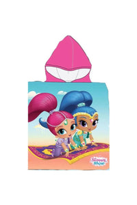 Childrens What's Your Wish Poncho - Pink/Blue