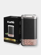 Load image into Gallery viewer, Kaffe Glass Storage Container. Coffee Canister - BPA Free Stainless Steel with Airtight Lid (12oz)