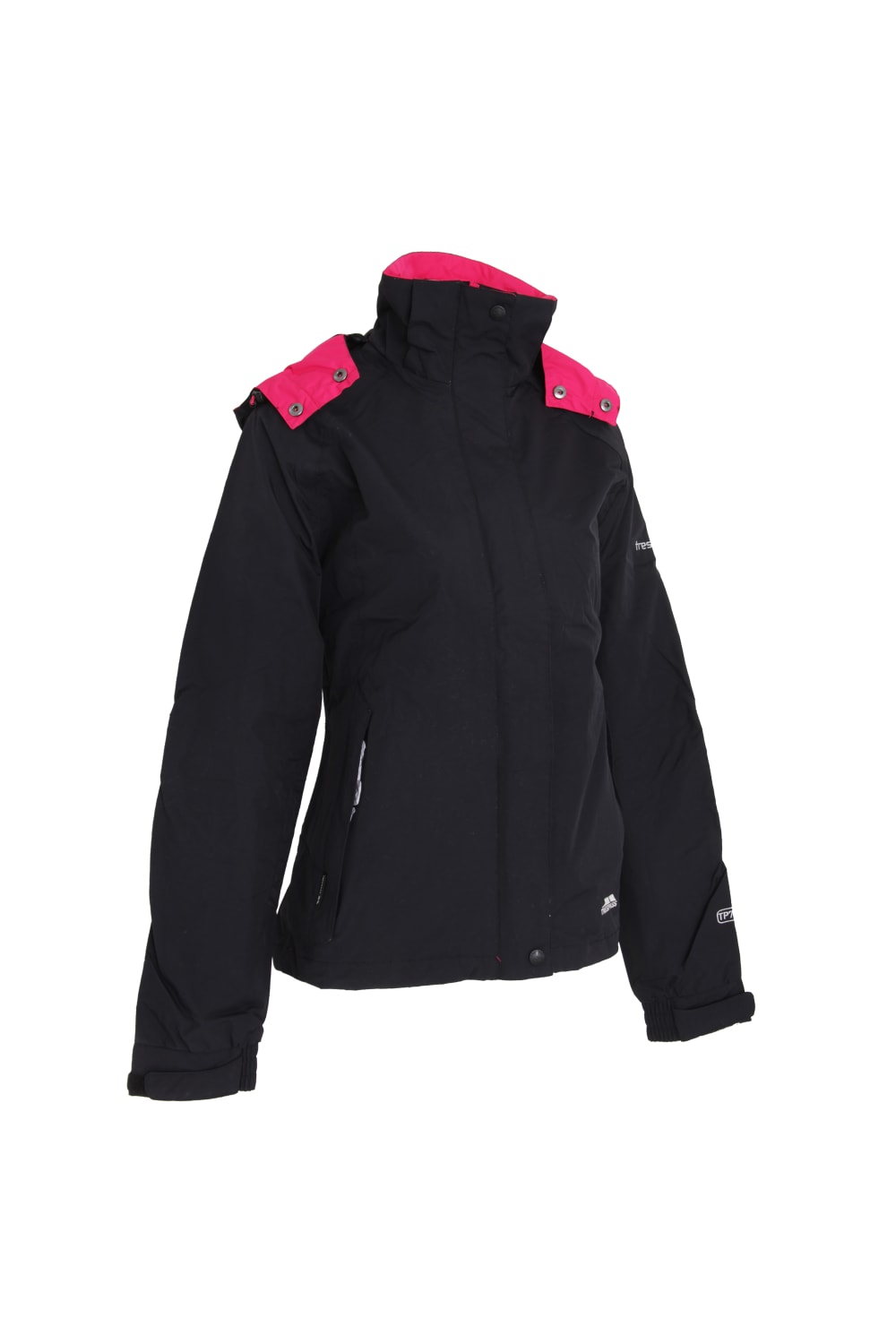 Womens/Ladies Florissant Hooded Waterproof Jacket - Black