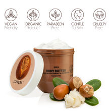 Load image into Gallery viewer, Lovery Shea Body Butter - Ultra Hydrating Shea Butter Body Cream