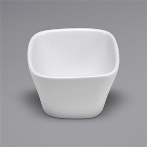 F8010000704S 11.8 oz Bright White Ware Square Porcelain Bowl
