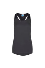 Load image into Gallery viewer, Womens/Ladies Girlie Smooth Workout Vest - Charcoal
