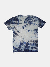 Load image into Gallery viewer, Dark Blue and Grey Tie-Dye Tee
