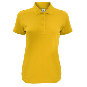 B&C Womens/Ladies Safran Timeless Polo Shirt (Gold)