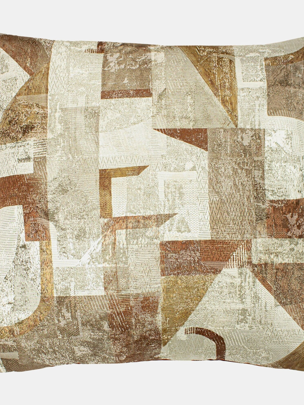 Ashley Wilde Neutra Jacquard Throw Pillow Cover (Sunstone/Terracotta) (50cm x 50cm)
