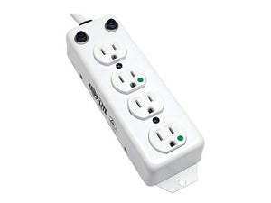 Medical-Grade Power Strip With Four 15A Hospital-Grade Outlets