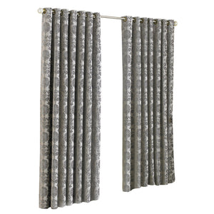 Riva Home Hanover Ringtop Curtains (Silver) (66 x 90 inch)