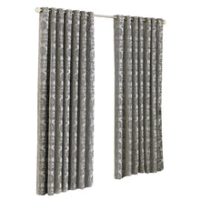 Load image into Gallery viewer, Riva Home Hanover Ringtop Curtains (Silver) (66 x 72 inch)