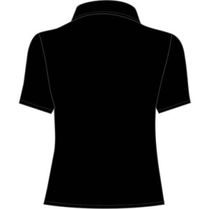 Russell Womens/Ladies Stretch Short Sleeve Polo Shirt (Black)