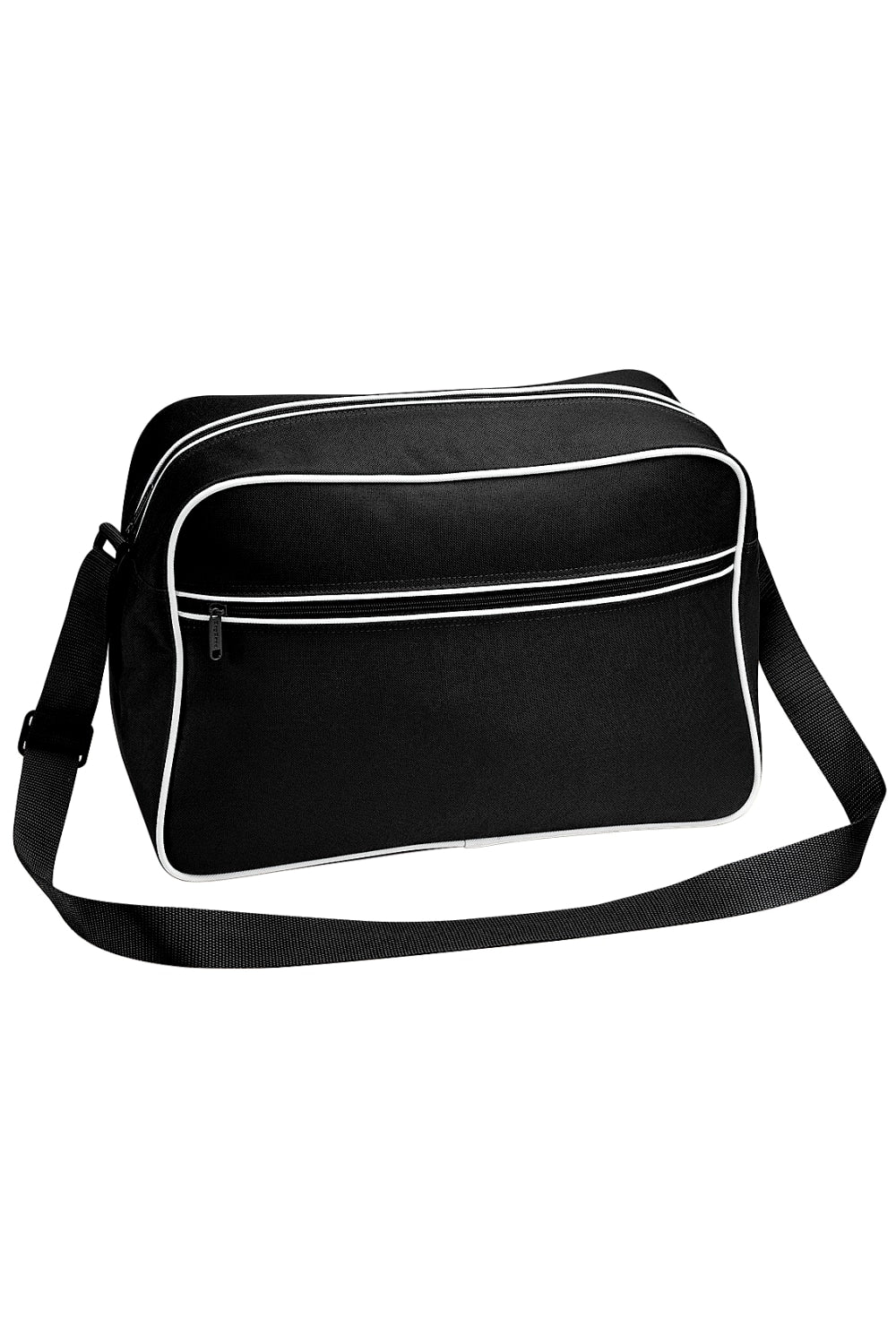 Retro Adjustable Shoulder Bag 18 Liters- Black/White
