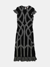 Load image into Gallery viewer, Alexander Mcqueen Women&#39;s Black Short Sleeve Dress