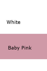 Jassz Towels Po 100% Cotton Baby Towel (White/Baby Pink) (One Size)