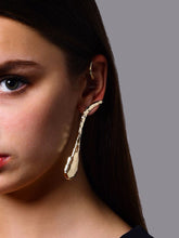 Load image into Gallery viewer, Snake Single Ear Earring With Forward Helix Ear Cuff