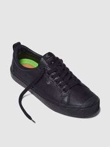 OCA Low All Black Premium Leather Sneaker Men