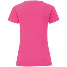 Load image into Gallery viewer, Fruit Of The Loom Womens/Ladies Iconic T-Shirt (Fuchsia Pink)