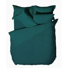 Load image into Gallery viewer, Jansons Waffle Duvet Set (Teal) (Twin)