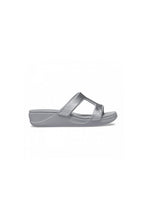 Load image into Gallery viewer, Womens/Ladies Monterey Metallic Sandals - Light Grey