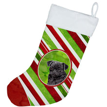 Load image into Gallery viewer, Pug Candy Cane Holiday Christmas Christmas Stocking