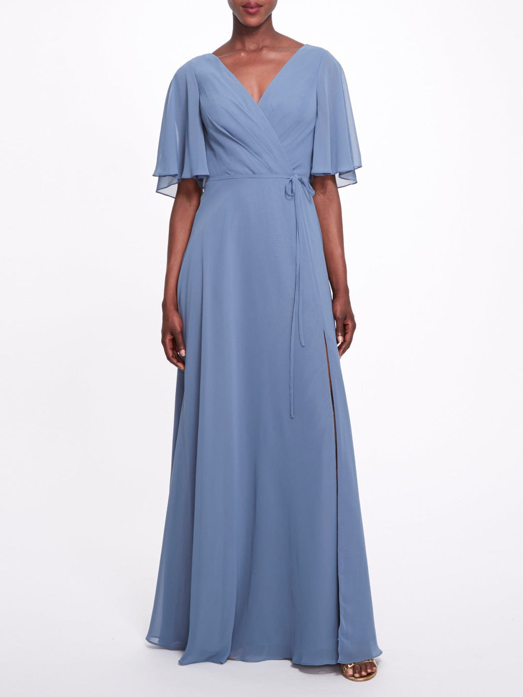 Rome Gown - Slate Blue