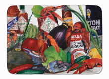 Load image into Gallery viewer, 19 in x 27 in Crawfish with Louisiana Spices Machine Washable Memory Foam Mat