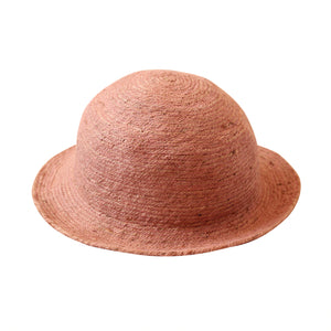Nala Safari Jute Straw Hat In Blush Pink