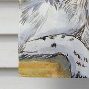 28 x 40 in. Polyester English Setter Patience  Flag Canvas House Size 2-Sided Heavyweight