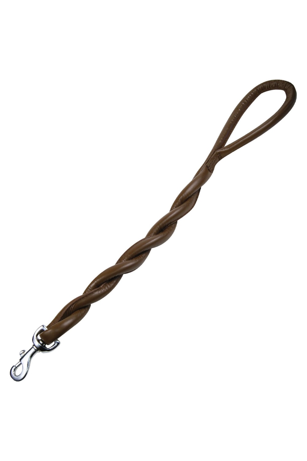 Gloria Twisted Leather Dog Leash (Brown) (60cm)