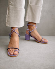Load image into Gallery viewer, Grace Jasmine Navy Sandal
