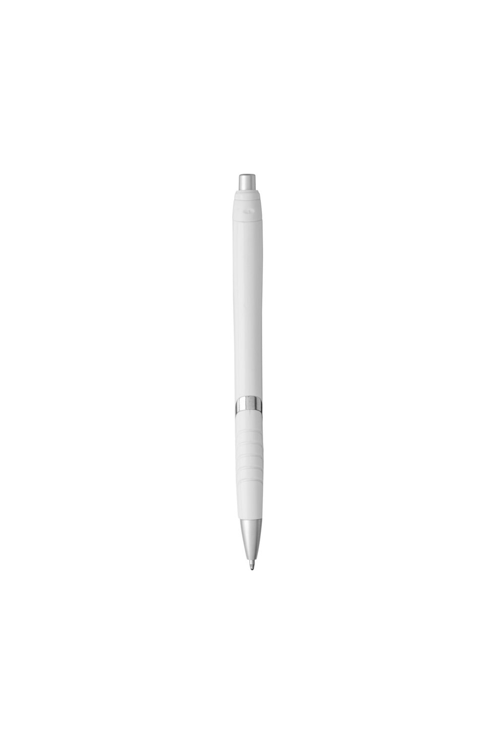 Bullet Turbo Barrel Ballpoint Pen (White) (One Size)