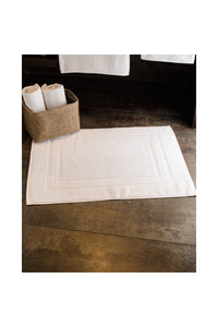Jassz Towels Tiber 100% Cotton Bath Mat (Pack of 2) (Snow White) (One Size)
