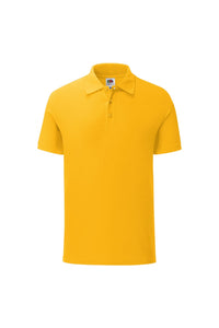 Mens Iconic Pique Polo Shirt (Sunflower Yellow)